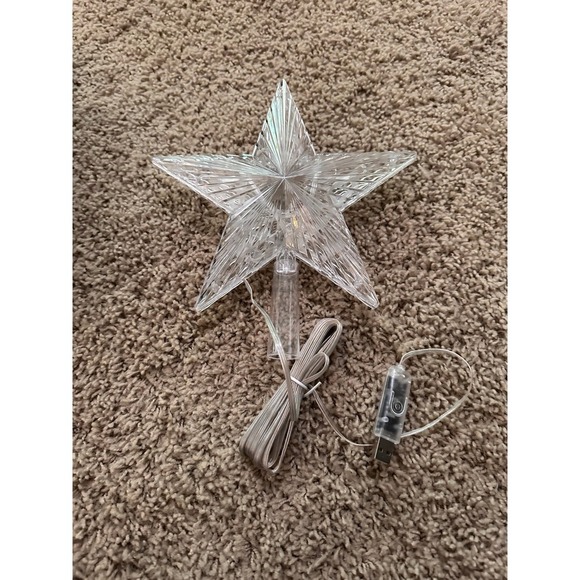 Christmas Tree Topper, 9" Lighted Christmas Tree Topper Star KBG LED 20 Light Mo - Picture 7 of 9